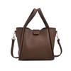 Bolsa balde pequena feminina de couro macio bolsa de alta qualidade outono e inverno versátil bolsa infantil verão portátil bolsa mensageiro