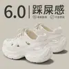 Zuecos Antibacterianos Antideslizantes de Exterior Médicos FZT 26 Mujer Resistentes al Olor Verano Suela Gruesa que Aumenta la Altura Sandalias Elásticas Suaves para Hombre