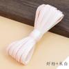 Cheongsam Tira de Ribete Bicolor 1 cm Tejido de Satén Escote Cinta Planchado Fácil Dobladillo de la Ropa Accesorios