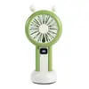 Ventilador de mano de caracol de verano Recargable por USB Velocidad ajustable continua de 100 velocidades Ventilador pequeño portátil de escritorio
