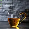 Venta al por mayor de fábrica taza de té con filtro de vidrio resistente al calor taza de té pico de águila taza pública accesorios para ceremonia del té kung fu Nuevo