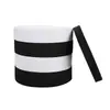 Banda elástica antideslizante, cordón elástico, cinta de tela, banda de goma, correa de alta elasticidad, velcro, blanco y negro, venta al por mayor del fabricante, correas lisas y de sarga
