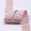 Cinta de Gasa Floral Fresca de Doble Cara para Lazos DIY Accesorios para el Cabello Ropa Capuchas Bolsas de Zapatos Accesorios Cinta