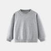 Suministro Transfronterizo 2025 Sudadera de Otoño para Niños Moda Casual Cuello Redondo Manga Larga Color Sólido Tops Ropa Ropa para Niños