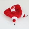 Gorro Navideño Lindo de Invierno Gorro de Lana para Niños Color Sólido Cálido Gorro de Punto para Bebés de 2 a 7 Años Exportación