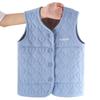 Chaleco de lana para niños, de terciopelo cálido y grueso, para bebés, de algodón grueso y con protección abdominal para niñas.