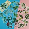 Marcador de Página Marcador de Planta Espécime Folhas em Relevo Nervuras de Folhas Estilo Antigo Artesanal Espécime Clássico Material para Estudantes Manual