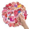 50 peças de adesivos de PVC de desenhos animados de órgãos humanos para popularização da ciência médica, materiais DIY para decoração de material escolar de estudantes, atacado