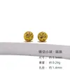 Prata 925 Banhada a Ouro Antiga Esfera Oca Lanterna Contas Miçangas Pulseira DIY Colar Acessórios Material de Contas Acessórios