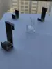 Gancho de Tablero Perforado Agujero Tubo Tira Clip Gancho Estante de Exhibición de Azulejos Colgante Patrón de Cristal Transparente Soporte Pieza de Resorte