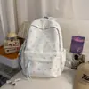 Nueva Mochila Escolar de Estilo Coreano con Estrellas, Nicho de Ins, para Estudiantes de Secundaria Femeninas, Aspecto de Alta Calidad, Gran Capacidad, Ligera