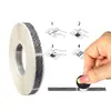 1000 piezas/rollo 0.8*4cm Rayas de Pegatina Rasca Zebra/Láser/Gris para Telecomunicaciones/Recarga/Cupón/Tarjeta de Regalo Pegatina de Etiqueta Rasca Bonus