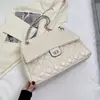 Bolsas de Alta Gama para Mujer, Cadena Rombo Estilo Pequeño Fragante, Bolsos de Moda para Mujer, Bolsos de Hombro y Axila de Gran Capacidad, Bolsos Cruzados Coreanos