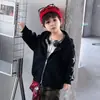 Jaqueta Moletom Infantil Outono 2026 Nova Estilosa Blusa com Capuz para Bebê Crianças Pequenas Primavera Outono Roupas Casuais Tendência