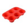 Molde de Silicona Grueso Resistente a Altas Temperaturas para Pastel, Pudín, Macarrón, Snow Mei Niang, Herramienta para Hornear, Molde Redondo de Silicona para Muffins