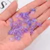 Miçangas de Vidro Coloridas com Revestimento Gradiente Estrela de Cinco Pontas Miçangas com Furo de Formato Especial Miçangas Soltas para Pulseira Colar DIY Acessórios de Joias