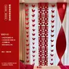 Set de Decoración Habitación Rosa para Boda con Palabras Largas de Feliz, Tela Colgante para Celebración de Compromiso, Fondo para Bata de Vestir, Decoración de Pancarta de Boda