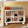 Suporte de Armazenamento de Bolsa sob a Mesa, Caixa de Armazenamento de Livros, Caixa de Livros Móvel com Rodas, Caixa de Armazenamento de Livros para Mesa, Estante Dobrável