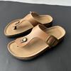 Chanclas de Mujer Verano 2026 Sandalias de Corcho de Moda Versátiles para Exteriores Casuales Zapatos de Playa Chanclas de Talla Grande