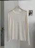 KEKEZOON Malla Suave Ultra-delgada con Volantes Cuello Redondo Camiseta Base Ajustada Ropa Interior para Mujer 9465