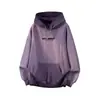 Sudadera con capucha para hombre estilo americano vintage lavada en primavera, marca de tendencia Ins, estampado de letras, sudadera pesada de alta calle 340G