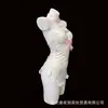 Profundamente romântico, fofo e macio, em formato de coração, com decote abotoado, revelando o colo, amarração de borboleta na cintura, revelando os quadris, vestido de noite cheongsam sexy
