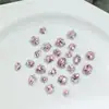 Arte de Uñas de Moda con Pedrería Grande, Montones de Cristales, Corazón Inclinado Súper Brillante, Ángulo Recto Rectangular, Decoración de Uñas de Perlas Colocadas a Mano