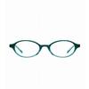 Armazón Retro Pequeño Ovalado Degradado Azul-Verde Gafas Armazón Gafas Planas Se Puede Equipar con Miopía de Prescripción Forma Cóncava para Mujer