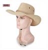 Chapéu Primavera e Verão Masculino Estereótipo Aba Larga Chapéu de Cowboy Ocidental Chapéu Mongol Chapéu de Equitação Chapéu de Sol Praia Chapéu Fresco