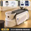 Cama de Shampoo para Barbearia, Cama de Massagem Elétrica Inteligente Totalmente Automática Especial para Salão de Cabeleireiro, Cama de Lavagem para Salão de Cabeleireiro com Bacia Profunda de Cerâmica