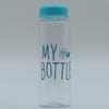 Copo de plástico portátil mybottle com capa de pano, copo para suco, leite, chá, presente criativo, logotipo personalizado, atacado