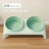 Tigela para alimentação de animais de estimação, tigela para gatos, recipiente para ração de gatos, tigela de comida para gatos, tigela dupla, tigela inclinada para cães, tigela de água, proteção para o pescoço, anti-derramamento