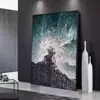 Impresión Giclée Plana Artística, Arte de Pared Abstracto para Sala de Estar, Decoración de Vestíbulo, Estilo Moderno Minimalista de Lujo Ligero