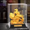 Figura de Caballo Dorada de Terciopelo para el Año del Caballo, Simbolizando Éxito Instantáneo, Adecuada para Aperturas de Tiendas, Compañías de Seguros, Tiendas 4S, Regalos de Eventos y Decoraciones del Hogar