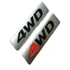 Vehículo todoterreno para coche Tracción en las cuatro ruedas Logo 4WD Pegatina para carrocería 4WD Pegatina para coche modificado 4WD Pegatina decorativa personalizada Logo metálico para la cola del coche