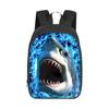 Mochila Shark Shark Student de 14 polegadas e 35 cm, estampada, faça você mesmo, mochila infantil para jardim de infância