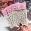 A Mesma Fofa Garota Mágica Xiaoba do Livro Vermelho Adesivo Estéreo para Unhas Adesivo DIY Decoração de Adesivo para Unhas