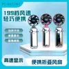 27 Años Nuevo Refrigeración Plegable Ventilador Pequeño Colgante de Cuello Portátil Motor sin Escobillas Carga USB Viento Fuerte Larga Duración de Batería Portátil