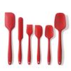 Raspador de silicona de suministro directo de Amazon, seis piezas, utensilios de cocina de silicona, espátula para crema de pasteles, 6 piezas, herramientas para hornear