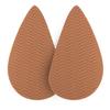 Pegatinas antideslizantes para suelas de zapatos de tacón alto, alfombrilla antideslizante resistente al desgaste con absorción de sonido y ondulación de agua, pegatinas protectoras autoadhesivas que absorben los impactos para la suela.