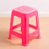 Taburete de plástico engrosado silla de mesa para el hogar silla de comedor de plástico pp con reposabrazos y respaldo puesto grande mesa y silla taburete de plástico adulto