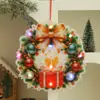 Colgante Decoración Luminosa Navideña Dibujos Animados Papá Noel Reno Linterna de PVC Accesorios para Fotos Navideñas