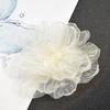 Accesorios de flor de tela organza accesorios para el cabello de niños hechos a mano DIY accesorios broche zapatos ropa falda sombrero pasador accesorios