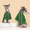 Roupas de animal de estimação transfronteiriças Roupas de cachorro com estampa de Natal Urso de pelúcia Bomei Chapéu de pescador francês Cão de porte médio e pequeno Roupas de duas pernas