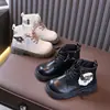 Botas Martin para Niñas, Botas de Princesa Moda Estilo Coreano, Botines de una Sola Capa Nuevos Otoño 2026, Botas de Cuero para Niños al por Mayor