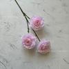 Flores Artificiais de Lótus de 3 Cabeças Falsas Peônias para Arranjos Florais de Casamento, Decorações de Salão de Casamento, Ornamentos de Hotel em Estoque