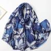 Perfume Lily Factory Vende Lenços de Seda Estampados Transfronteiriços para Outono e Inverno, Unissex, Versátil, Lenços e Xales Quentes