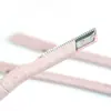 Mango Recto Anillo Garantía Rastreador de Cejas para Mujeres Paja de Trigo Material Biodegradable Rastreador de Cejas Malla de Acero Inoxidable Recortador de Cejas Mayoreo