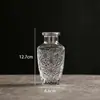 Decoração floral retro francesa em relevo transparente para sala de estar, adereços para fotos, ornamentos de fundo para fotografia do Instagram, vaso de vidro
