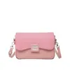 Nova Moda Primavera e Verão 2025 Estilo Coreano Bolsa Quadrada Pequena Feminina Ombro Mensageiro Casual Retro Elegante Bolsa de Axila Tofu
